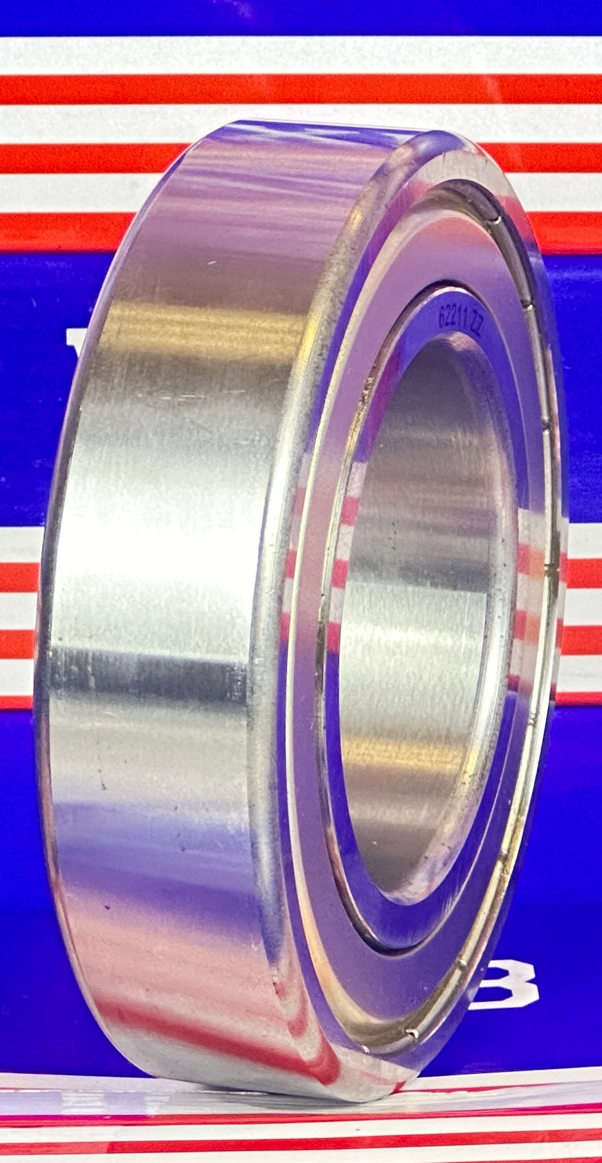 62211 ZZ  55x100x25 Shielded Deep Groove Ball Bearing