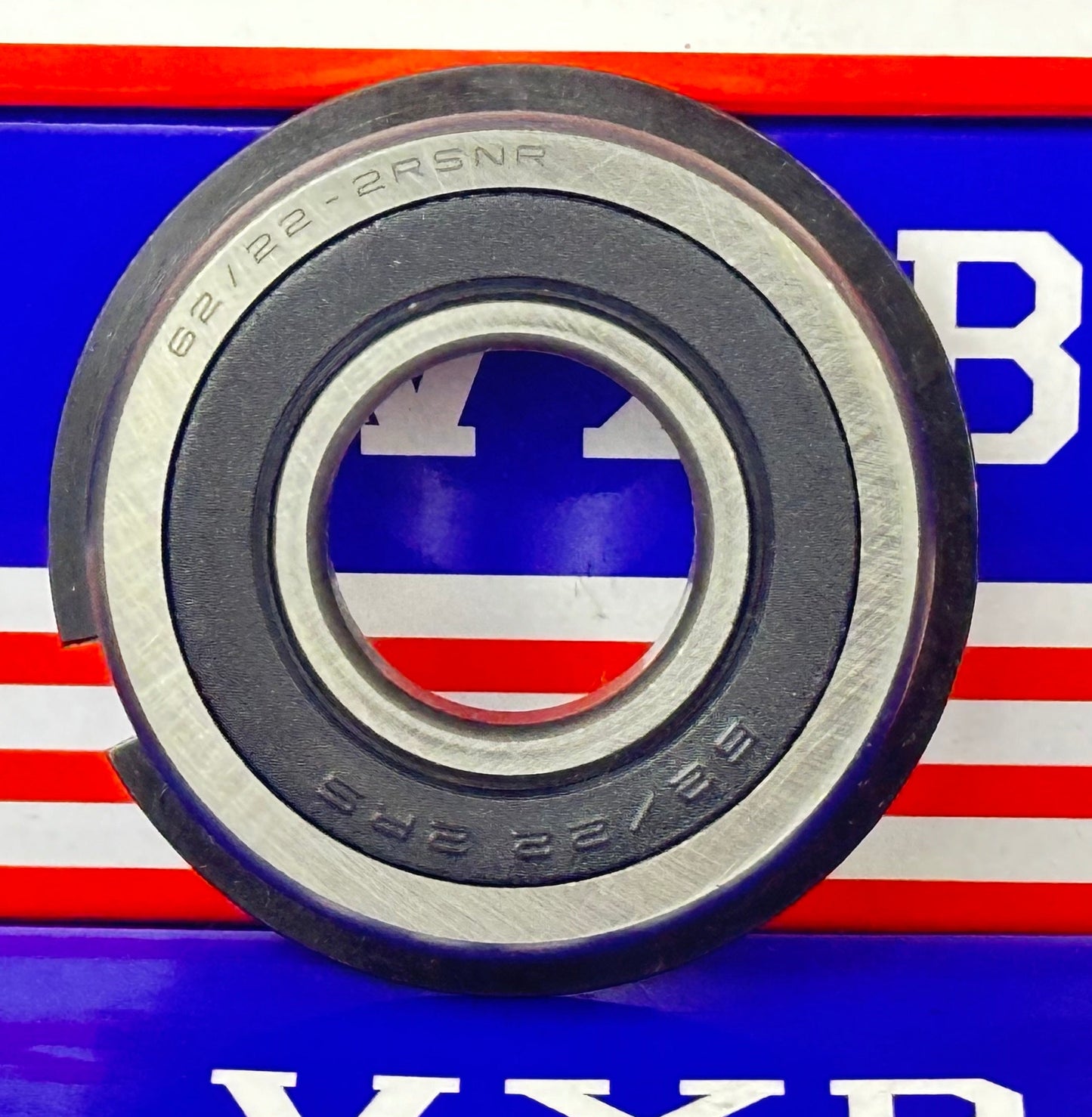 62/22-2RSNR Sealed Bearing with Snap Ring  22x50x14