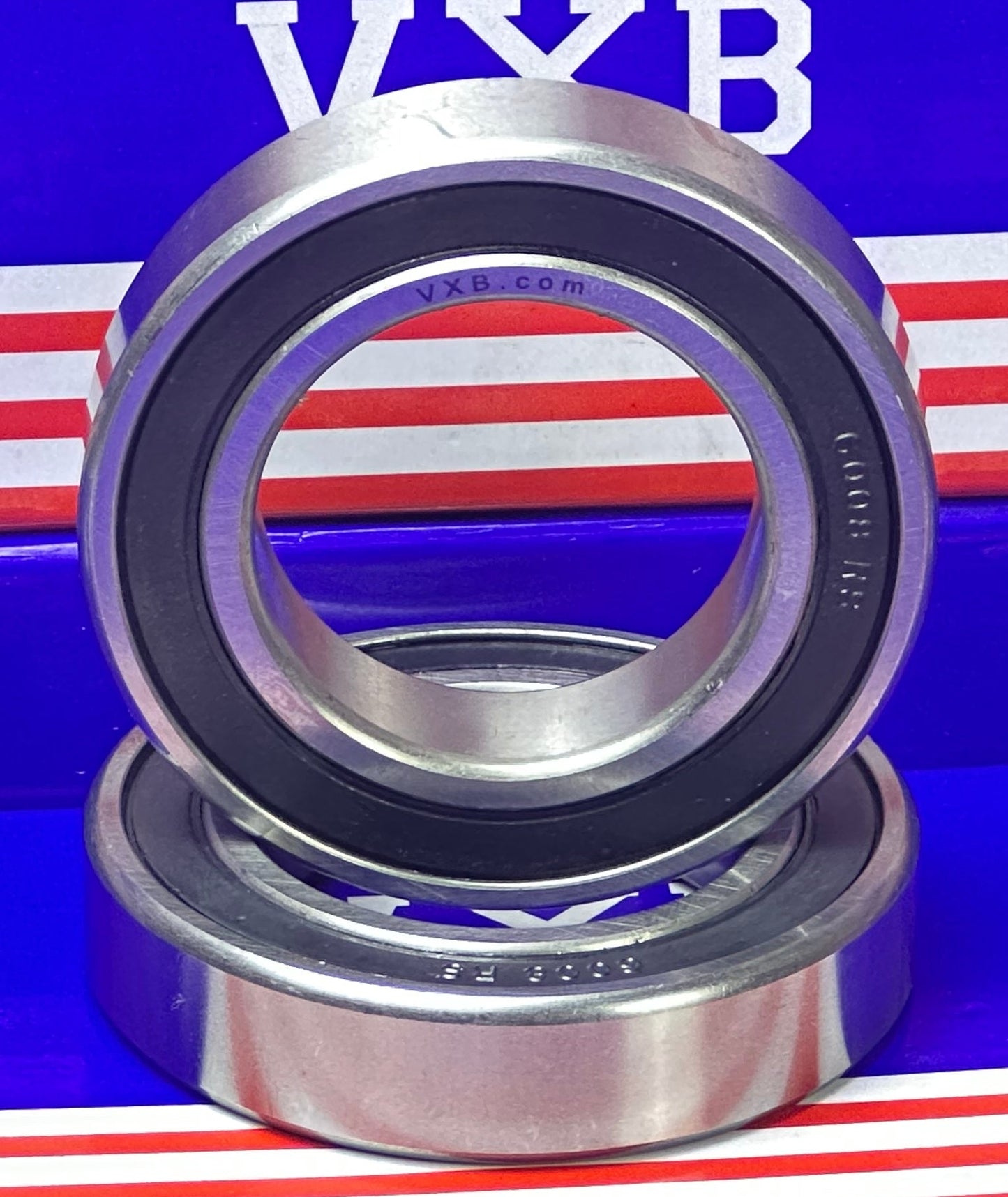 2 Bearing 6008RS 40x68x15 Sealed