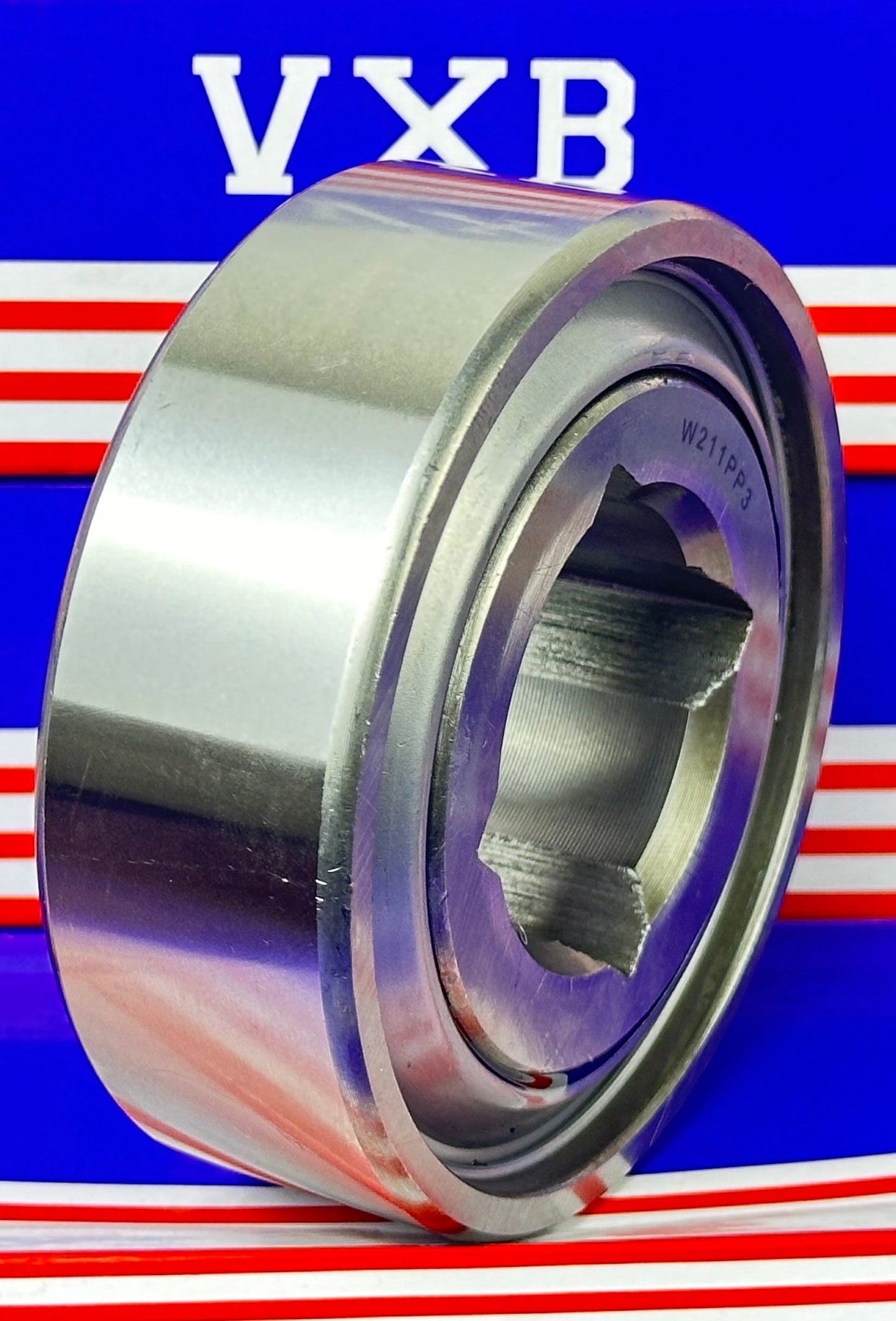 W211PP3 Two Triple Lip Seals Square Bore 1-1/2" inch Bore Bearing