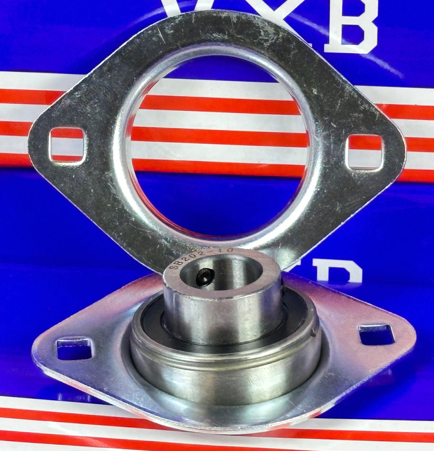 SBPFL202-10 5/8 Pressed Steel Bearing 2-Bolt Flanged Mounted Bearings