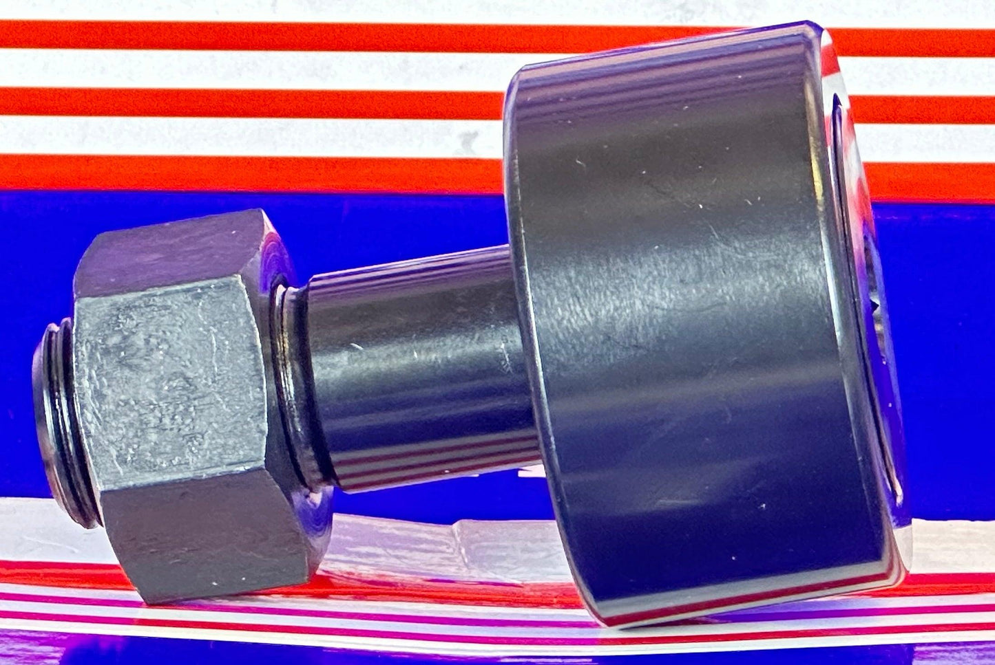 CF2-1/4SB Cam Follower with an extremely fine Needle Roller Bearing 2 1/4"x1 9/32"x2" Inch - VXB Ball Bearings