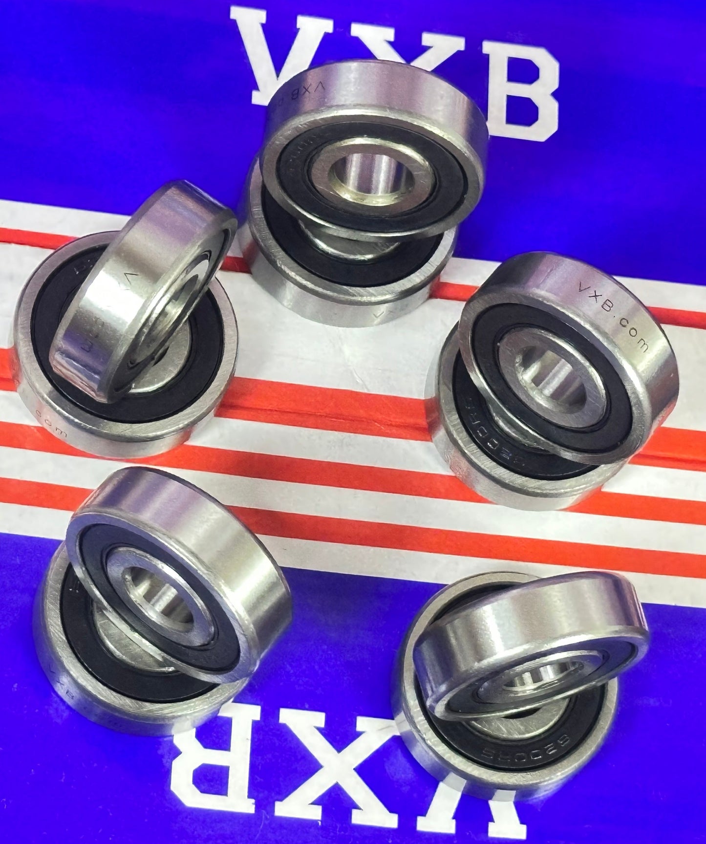 6200-2RS 10x30x9 Sealed 10mm Bore Bearing Pack of 10