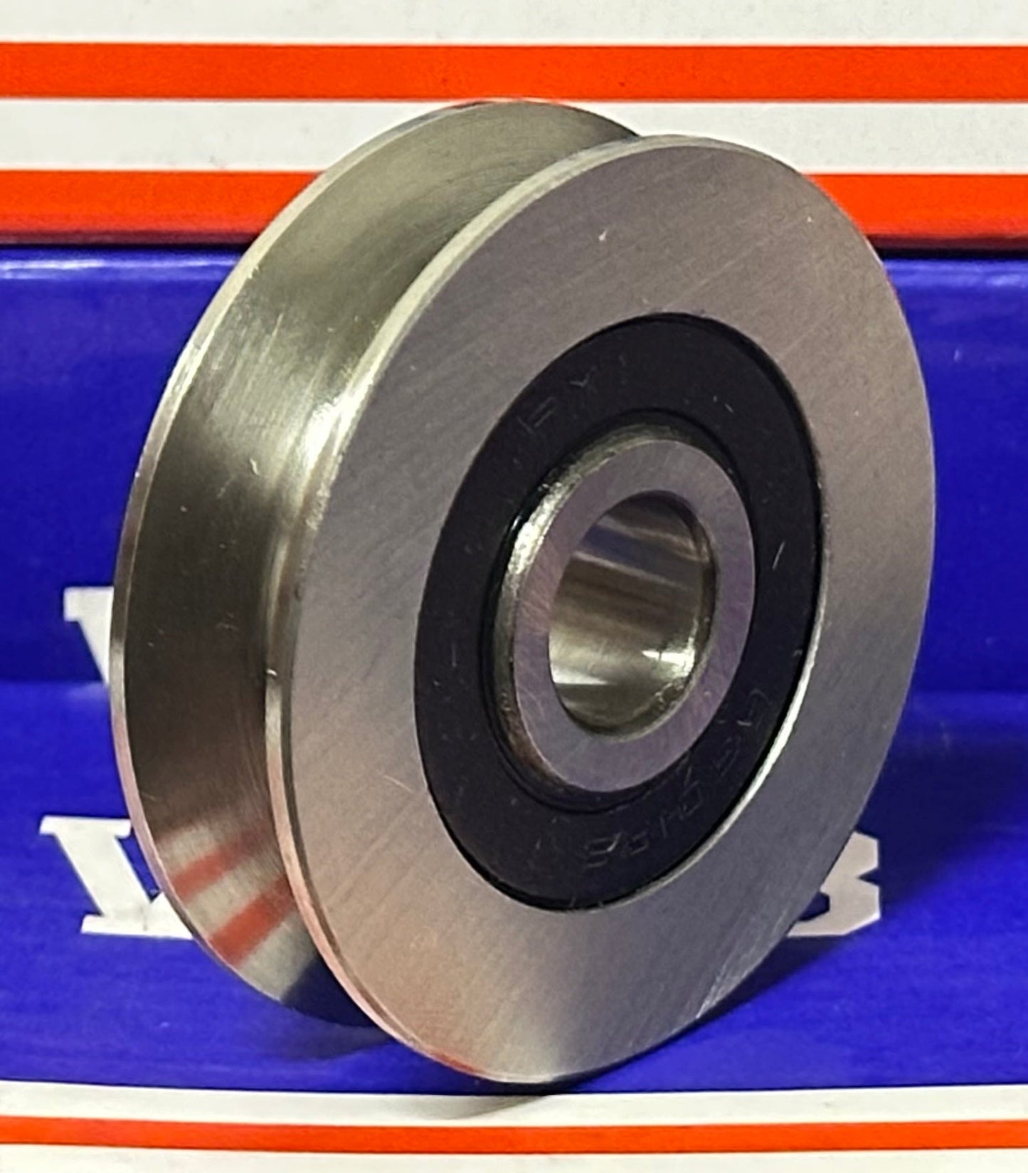 12mm Bore Bearing with 50mm Steel Wire Rope Cable Track Pulley 12x50x13mm