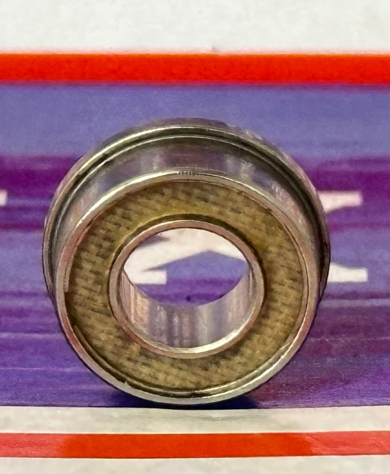 SFR188ZT EZO made in Japan Flanged Stainless Steel 1/4"x1/2"x3/16" Inch Bearing
