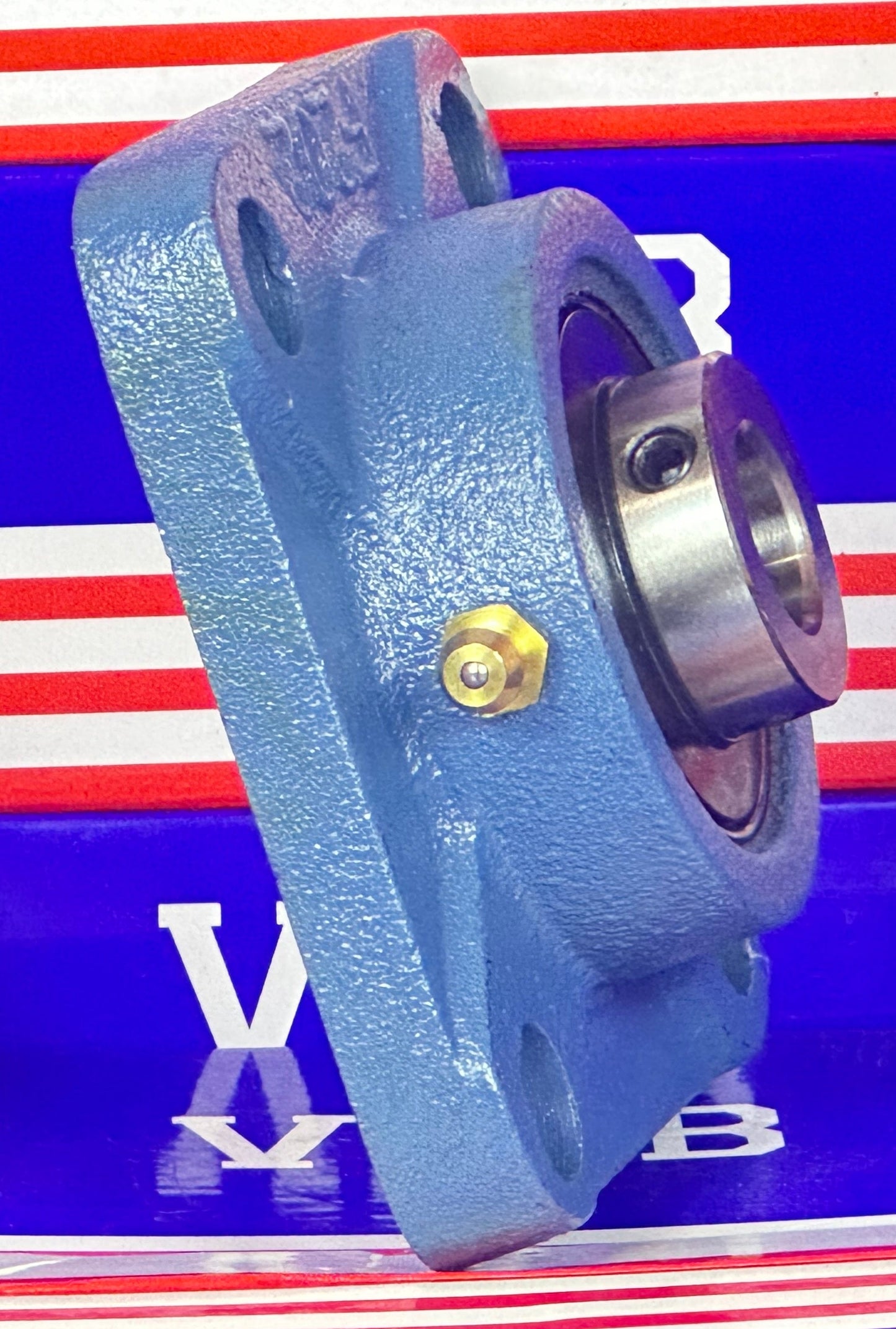 15mm Bearing UCF202 + Square Flanged Cast Housing Mounted Bearings