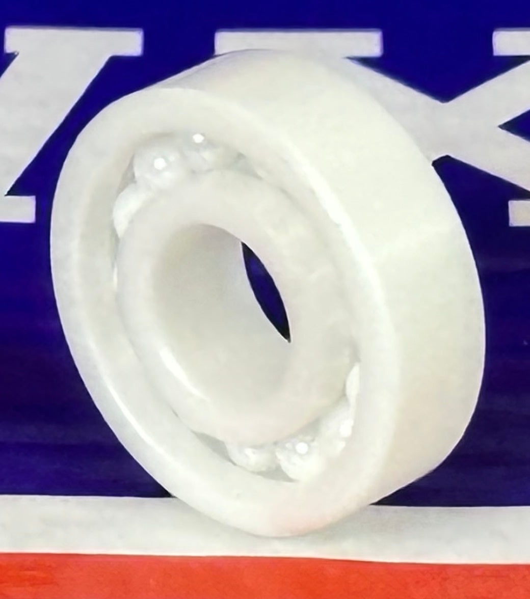 R4 Full Complement Ceramic Bearing 1/4x5/8x0.196 inch ZrO2 Bearings