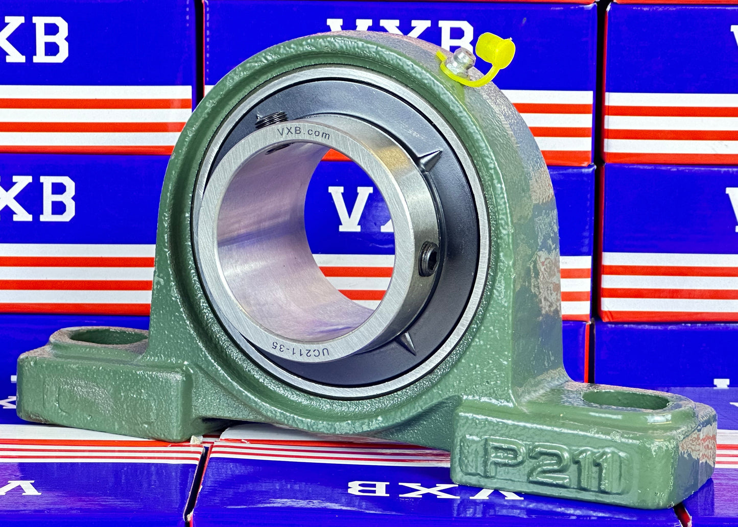 2 3/16 Inch Bearing UCP211-35 + Pillow Block Housing Mounted Bearings