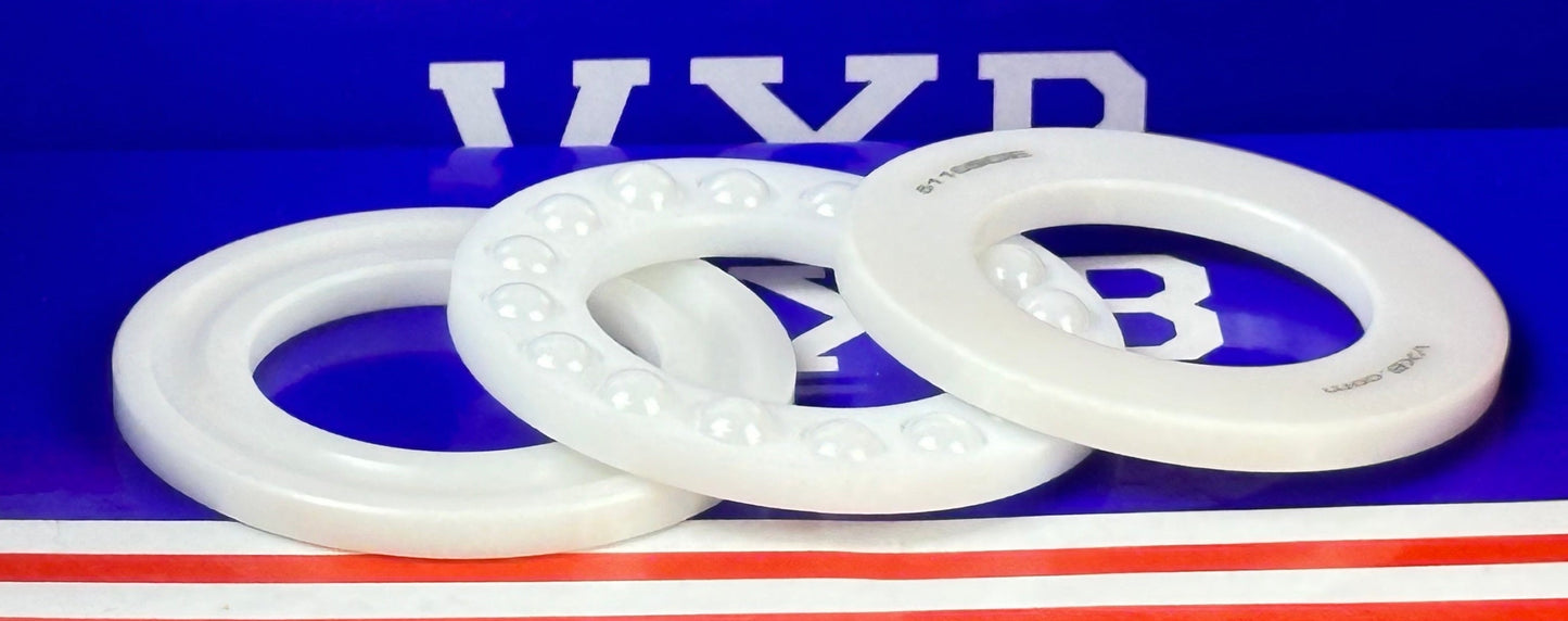 Full Ceramic 51105 Zr02/Zr02 Thrust Ball Bearing 25x42x11mm