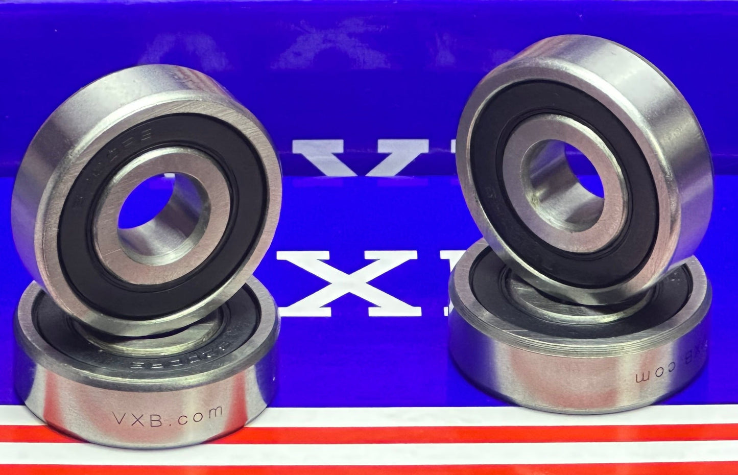 6200-2RS Ball Bearing Dual Sided Rubber Sealed Deep Groove 10x30x9 (4PCS)