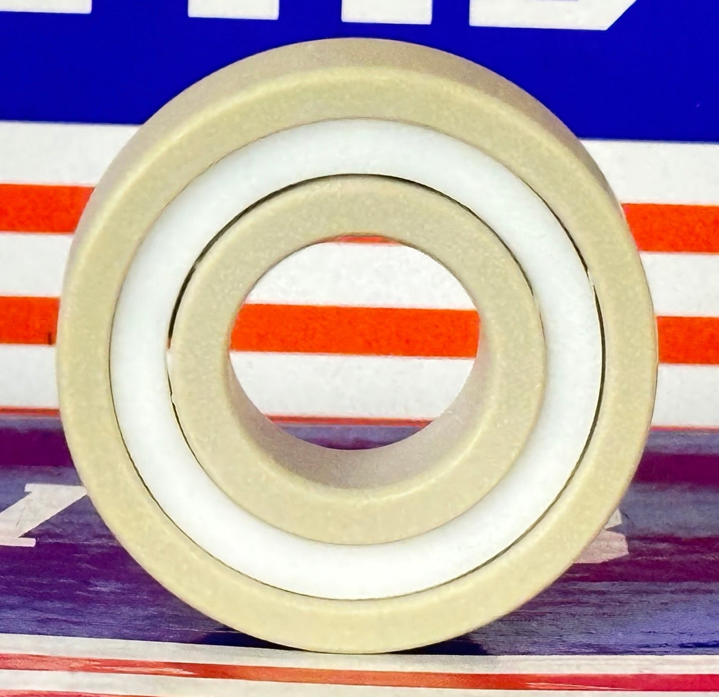 PEEK 6202 Ball Bearing PTFE cage Si3N4 Ceramic Balls 15x35x11