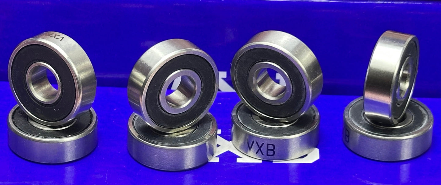 High Precision Pack of 8 Skateboard Si3N4 Ceramic ABEC-7  Ball bearings