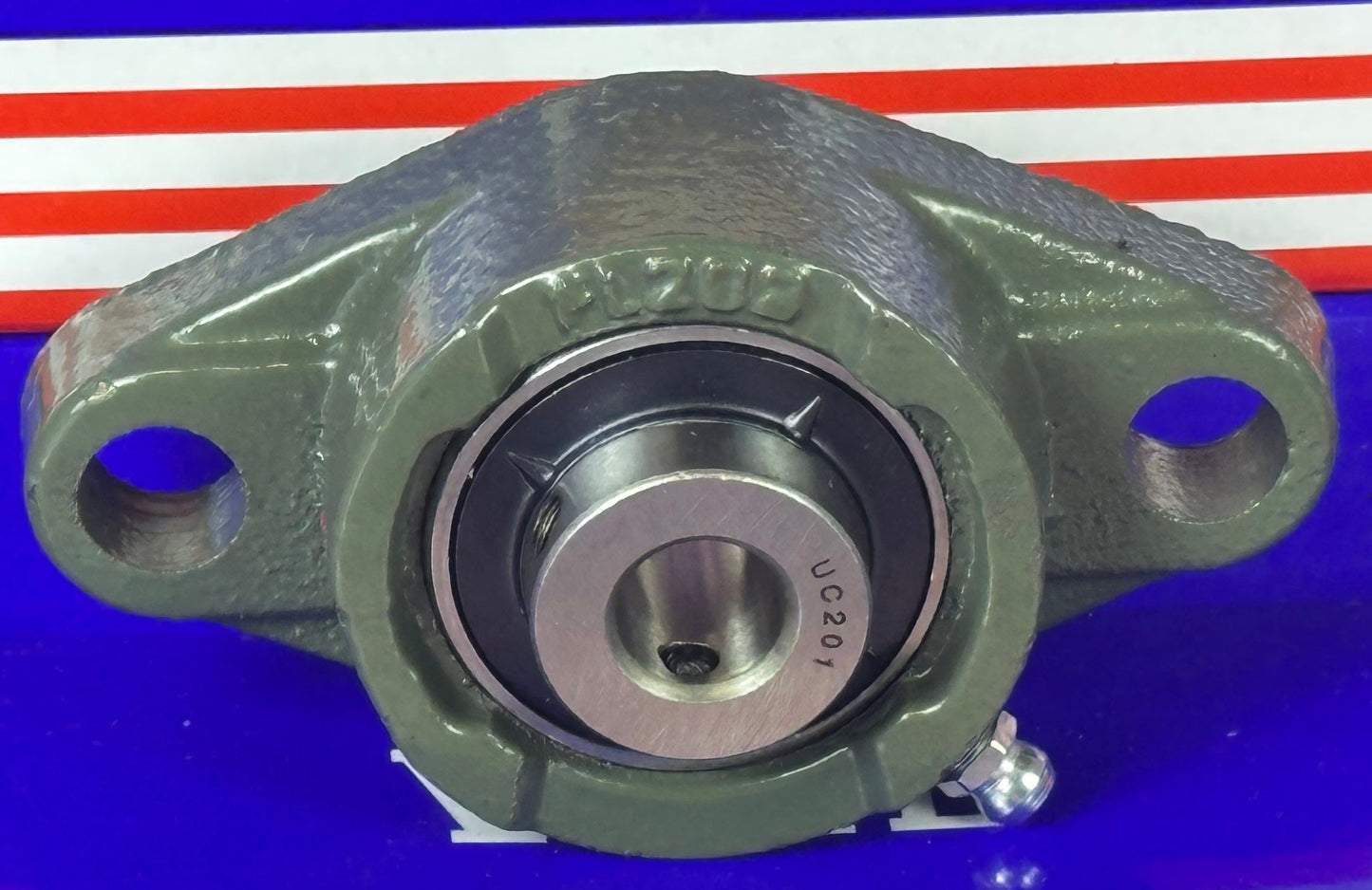 12mm Bearing UCFL201 + 2 Bolts Flanged Cast Housing Mounted Bearings