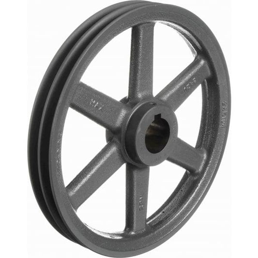 2BK105 1" Bore Sheave Pulley with 10.25" OD , Hex set screws 2 Grooves for V-belts size 5L, 2BK105-1" - VXB Ball Bearings