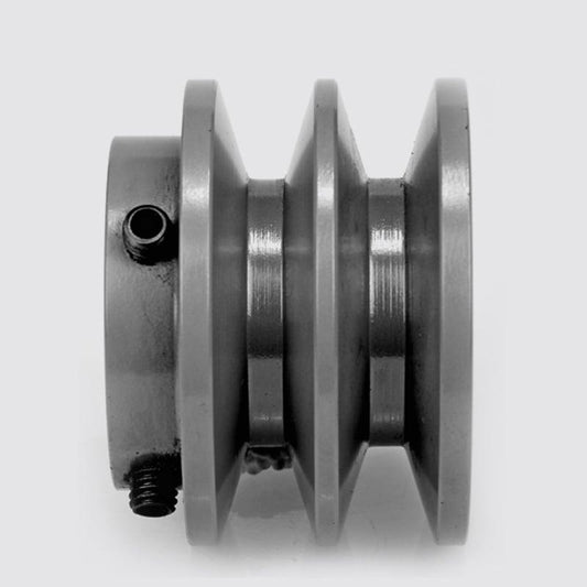 2BK25 1" Bore Solid Sheave Pulley with 2-1/2" (2.50") OD , Hex set screws for V-belts size, 5L 2BK25-1" - VXB Ball Bearings