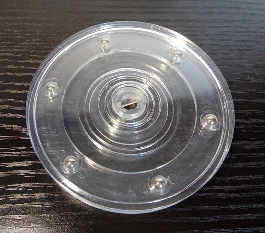 3" Inch Dia. clear acrylic AS11 Lazy Susan Turntable Bearing - VXB Ball Bearings