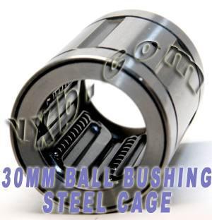 30mm Ball Bushing SDM30GA Steel Retainer Linear Motion Bearings - VXB Ball Bearings