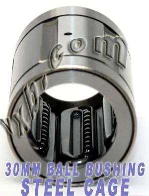 30mm Ball Bushing SDM30GA Steel Retainer Linear Motion Bearings - VXB Ball Bearings