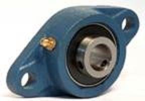 30mm Bearing UCFL-206 + 2 Bolts Flanged Cast Housing Mounted Bearings - VXB Ball Bearings