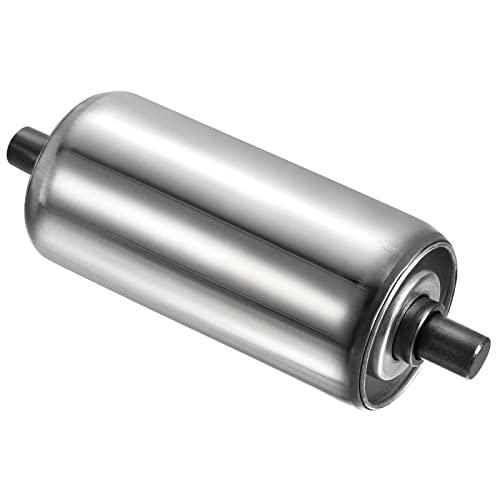 Gravity Conveyor Roller 2" Diameter 4" inch Long Stainless Steel - VXB Ball Bearings