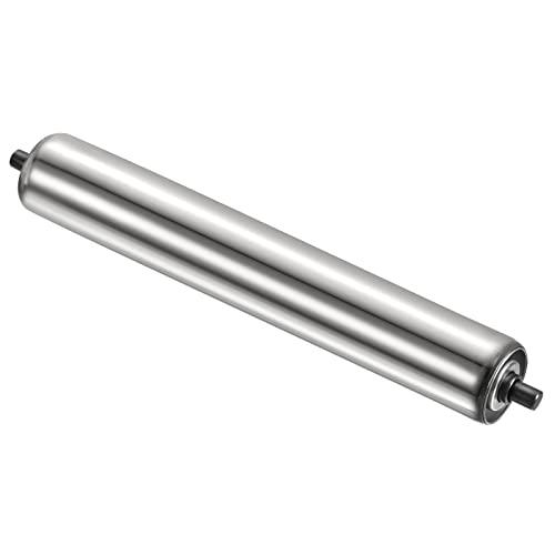Gravity Conveyor Roller 2" Diameter 16" inch Long Stainless Steel - VXB Ball Bearings