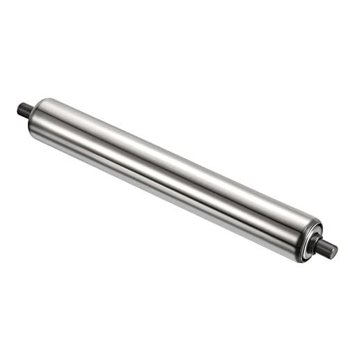 Gravity Conveyor Roller 1.5" Diameter 12" inch Long Stainless Steel - VXB Ball Bearings