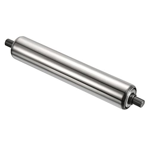Gravity Conveyor Roller 1.5" Diameter 8" inch Long Stainless Steel - VXB Ball Bearings