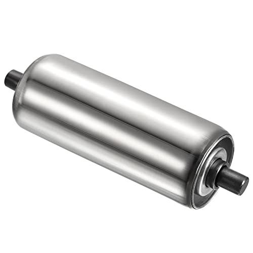 Gravity Conveyor Roller 2" Diameter 6" inch Long Stainless Steel - VXB Ball Bearings
