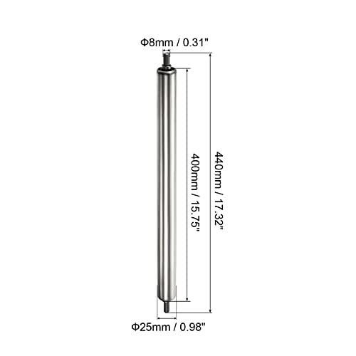 Gravity Conveyor Roller 1" Diameter 16" inch Long Stainless Steel - VXB Ball Bearings