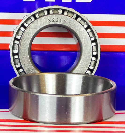 32206 Taper Roller Wheel Bearing 30x62x21.25 - VXB Ball Bearings