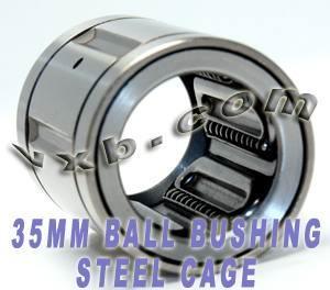 35mm Ball Bushing SDM35GA Steel Retainer Linear Motion Bearings - VXB Ball Bearings
