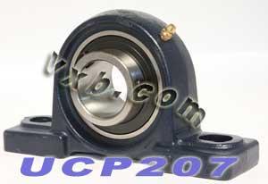 35mm Bearing UCP207 + Pillow Block Cast Housing Mounted Bearings - VXB Ball Bearings