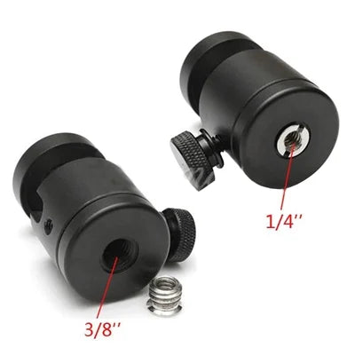 360 Swivel Camera Tripod 1/4" Ball head Stand Holder - VXB Ball Bearings