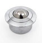396 lbs Heavy Duty Machined Steel Drop in Ball Transfer Unit - VXB Ball Bearings