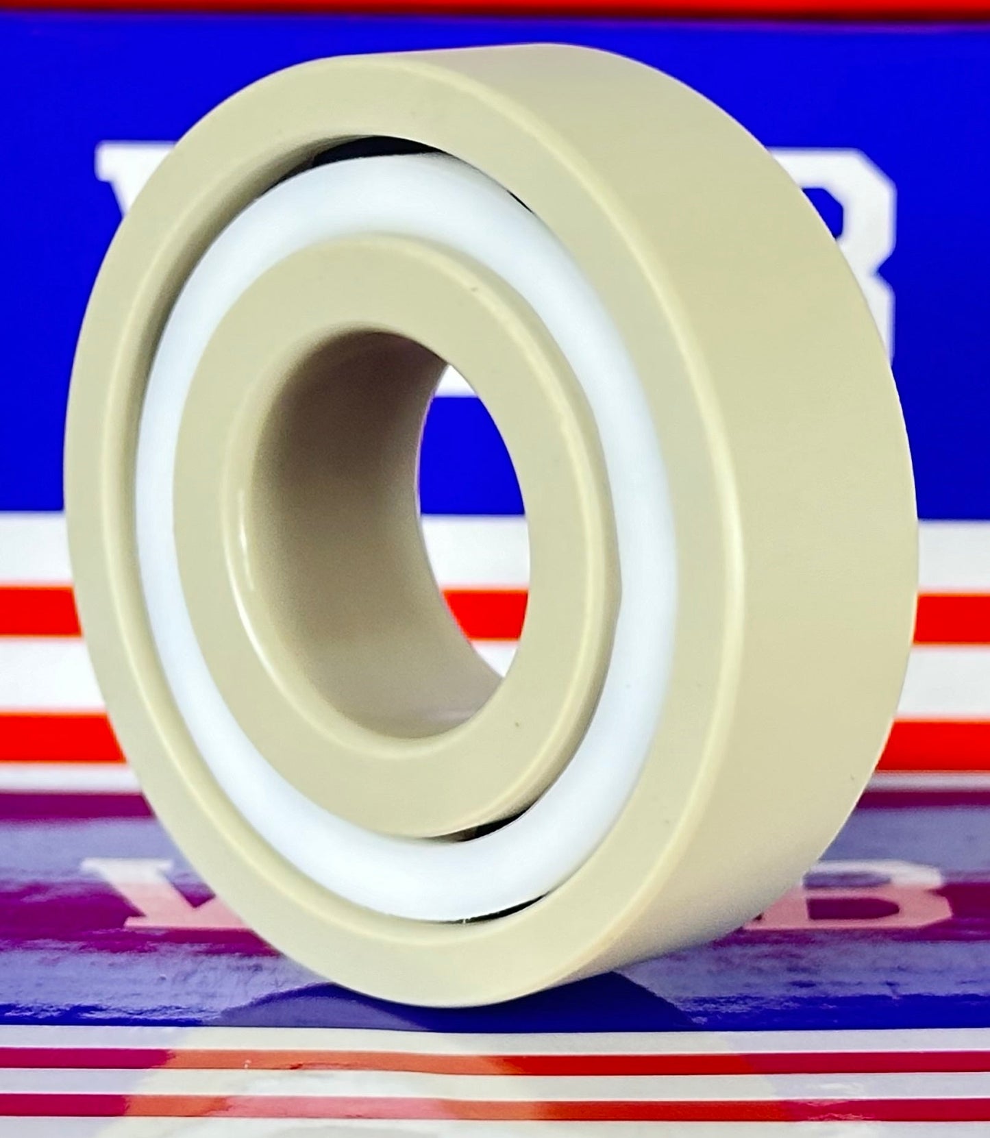 PEEK 6204 Ball Bearing PTFE cage Si3N4 Ceramic Balls 20x47x14