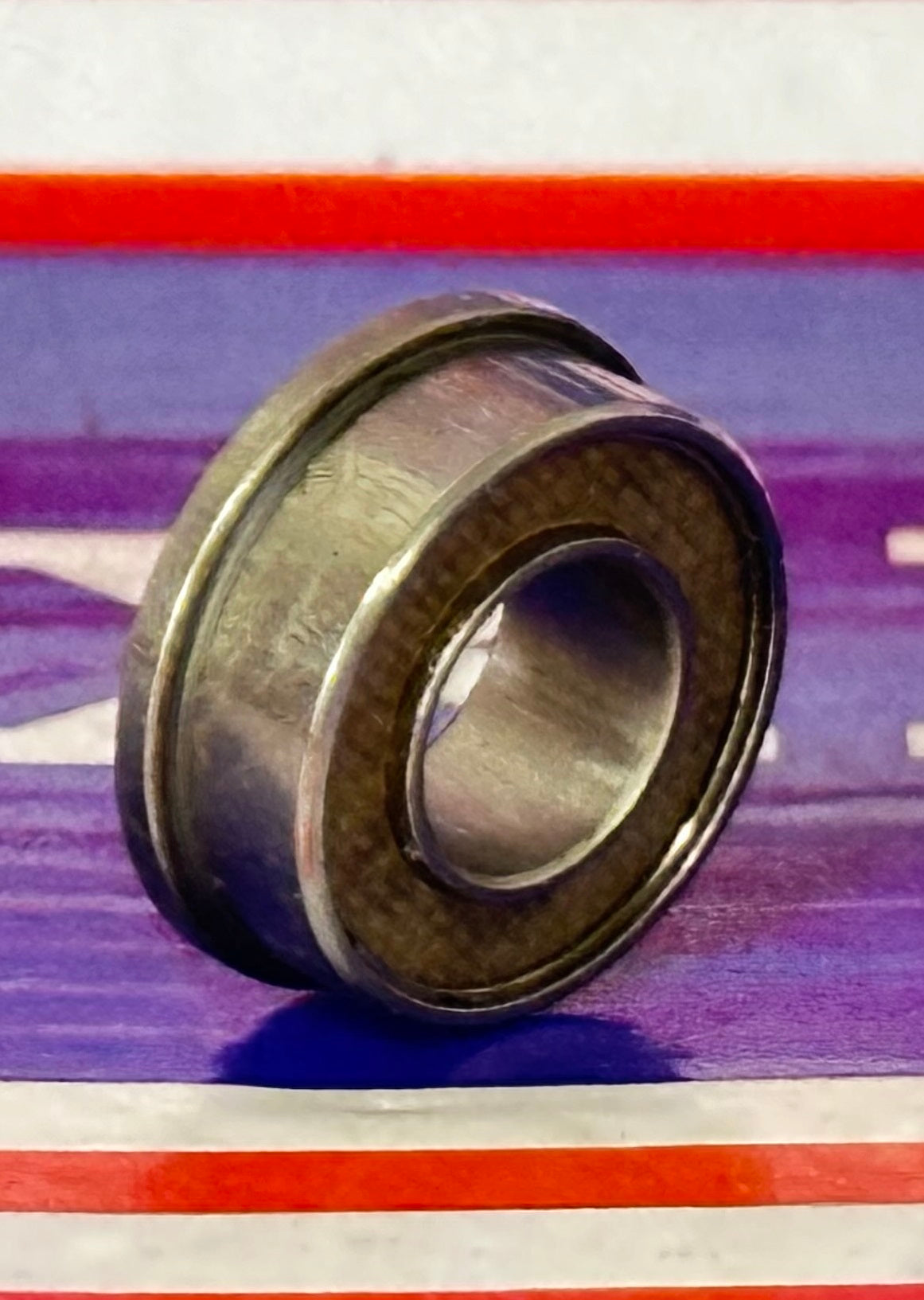 SFR188ZT EZO made in Japan Flanged Stainless Steel 1/4"x1/2"x3/16" Inch Bearing