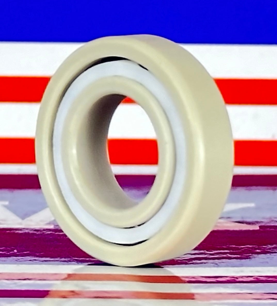 PEEK 6901 Ball Bearing PTFE cage Si3N4 Ceramic Balls 12x24x6