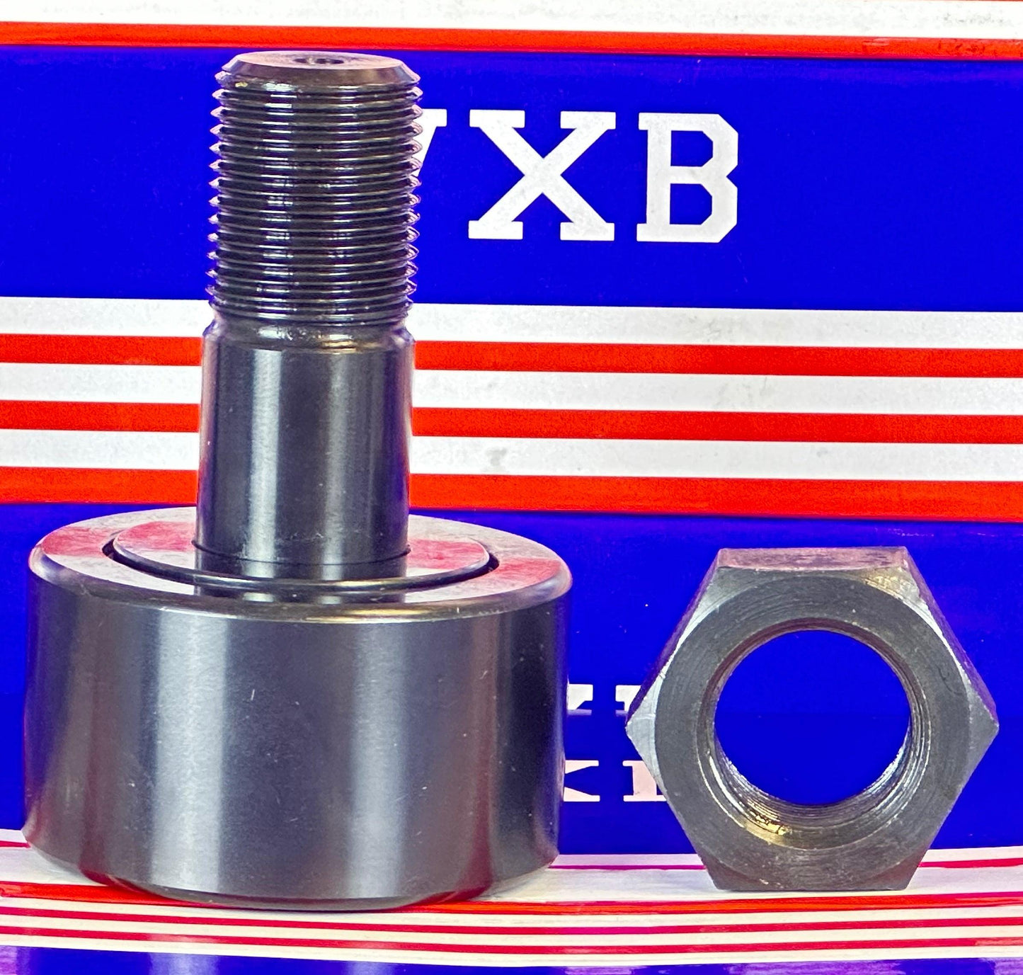 CF2-1/4SB Cam Follower with an extremely fine Needle Roller Bearing 2 1/4"x1 9/32"x2" Inch - VXB Ball Bearings