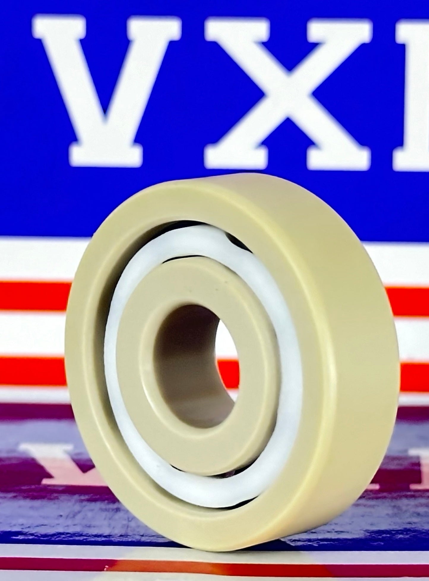 PEEK 6200 Ball Bearing PTFE cage Si3N4 Ceramic Balls 10x30x9