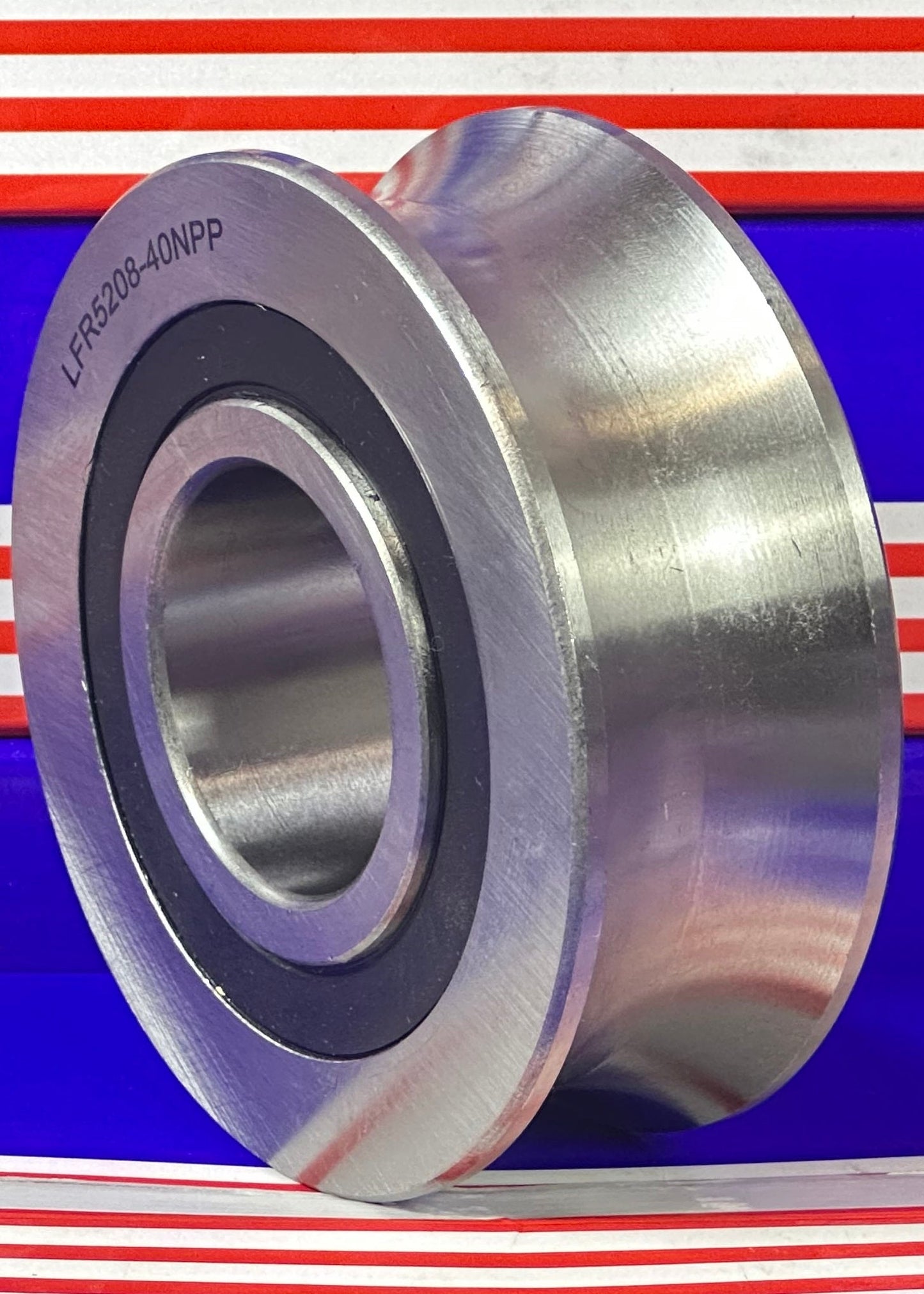 LFR5208-40-2RS 40mm ID x 40mm U Groove Sealed Track Roller Bearing Track