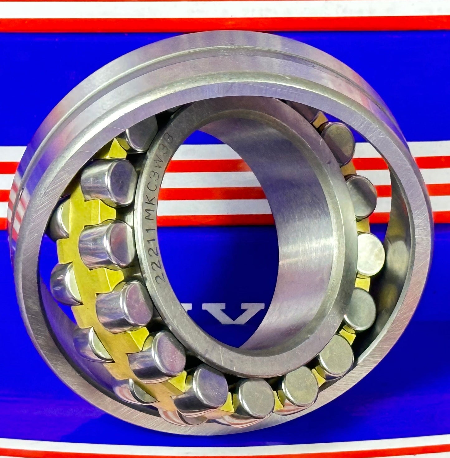 22211MKC3W33 Spherical Roller Bearing 55x100x25 with Tapered Bore