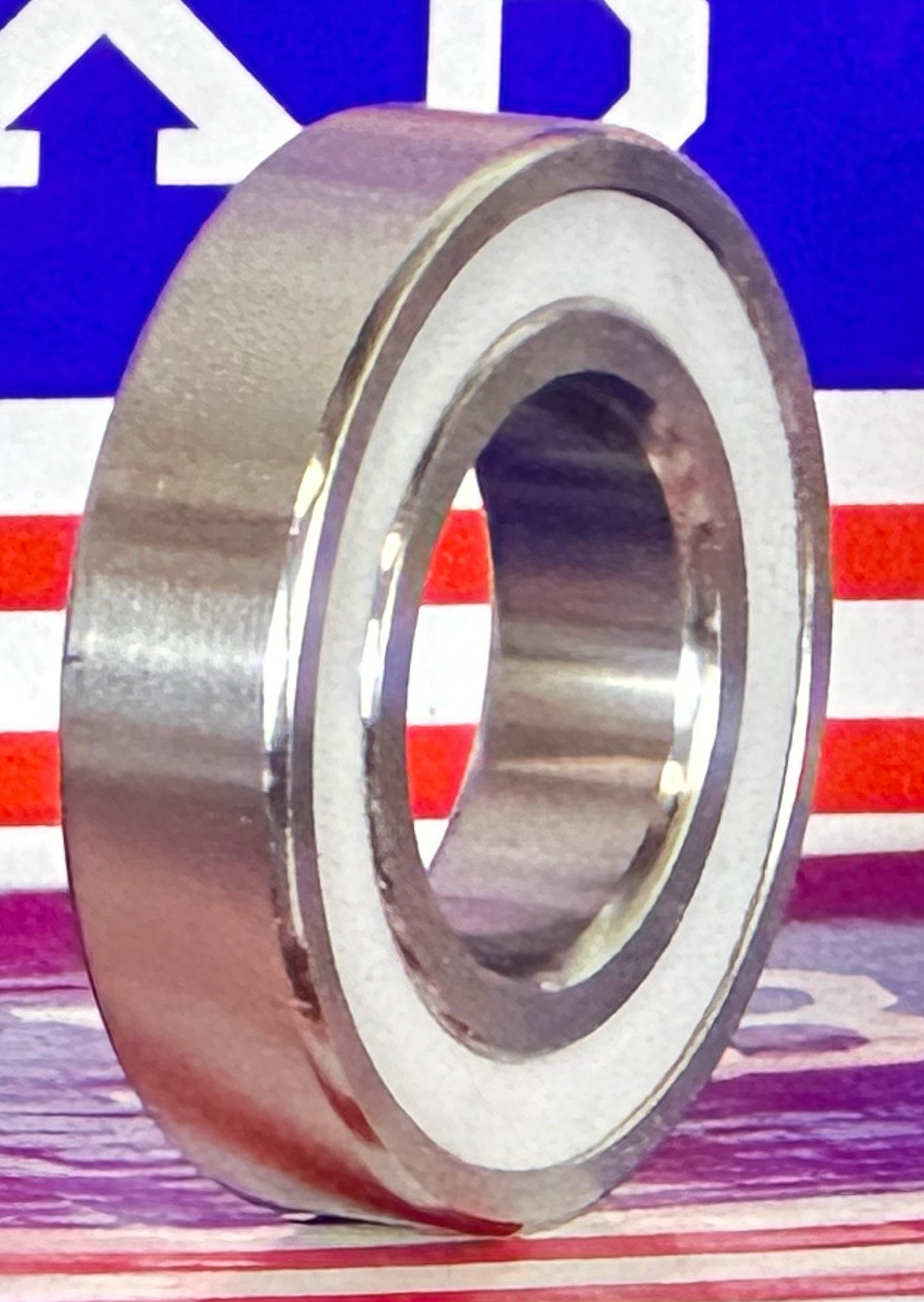 19x37x9 Stainless Steel Sealed Ball Bearing 19mm ID with Ceramic Balls