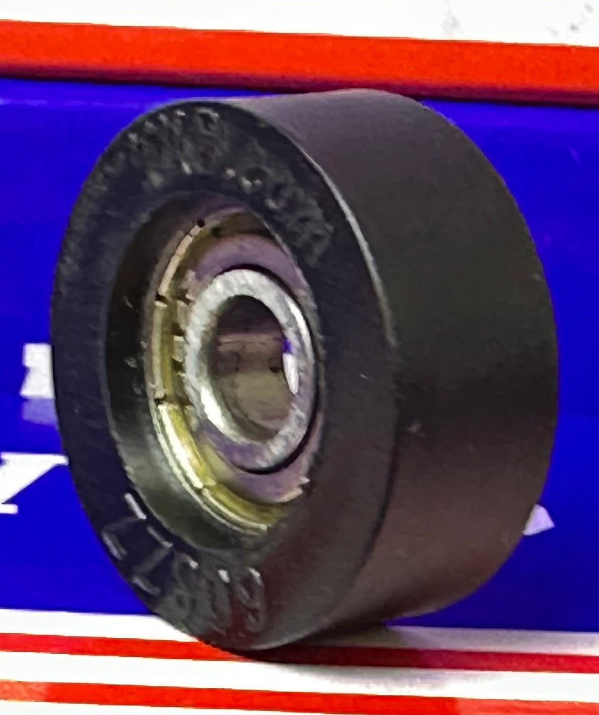 8mm Bore Bearing with 1 1/4" inch Black Tire 8x1 1/4"x 1/2"