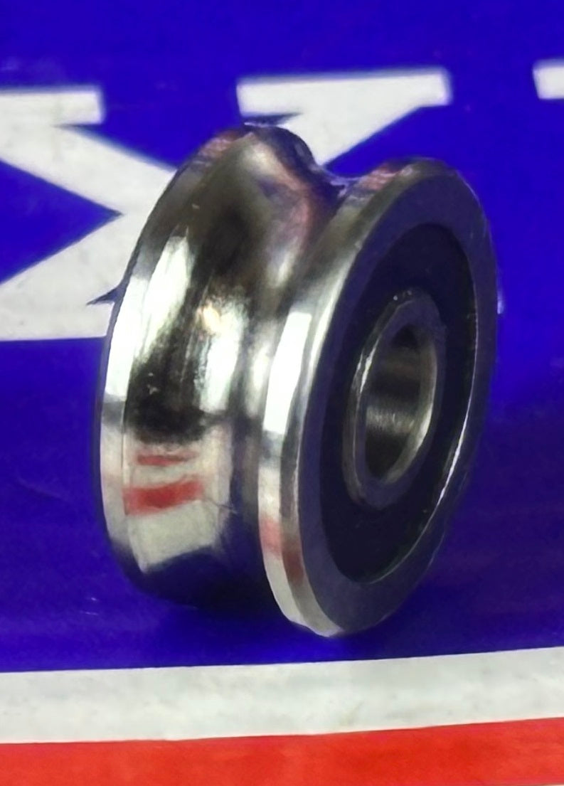 SG10U U Groove Sealed Track Ball Bearing 4x13x6