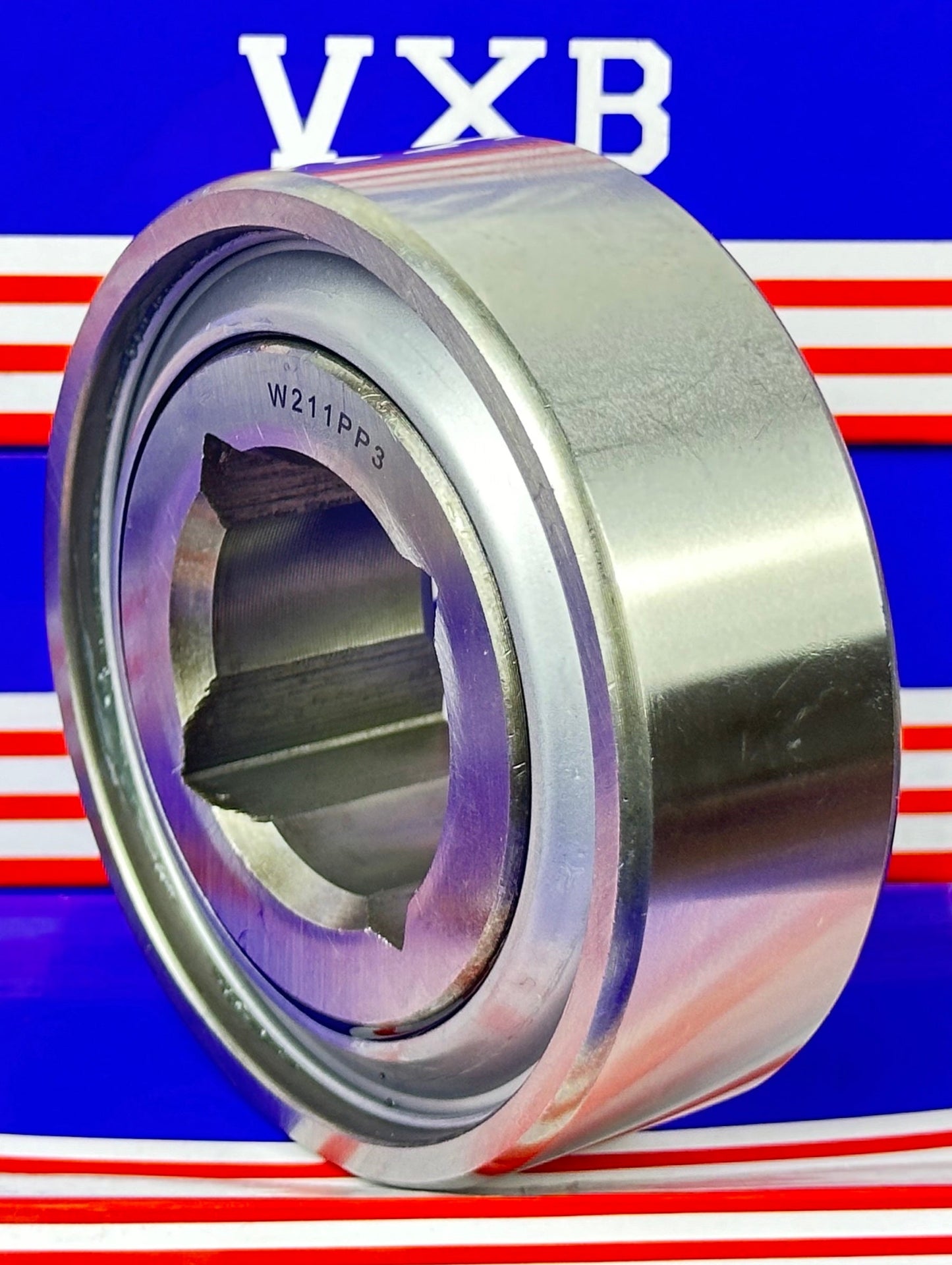 W211PP3 Two Triple Lip Seals Square Bore 1-1/2" inch Bore Bearing