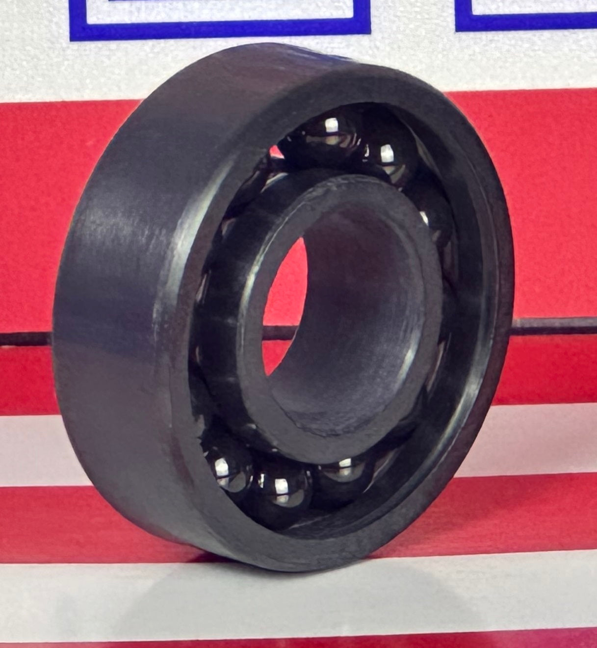 R6 Full Complement Ceramic Bearing 3/8x7/8x9/32 inch Si3N4 Bearings