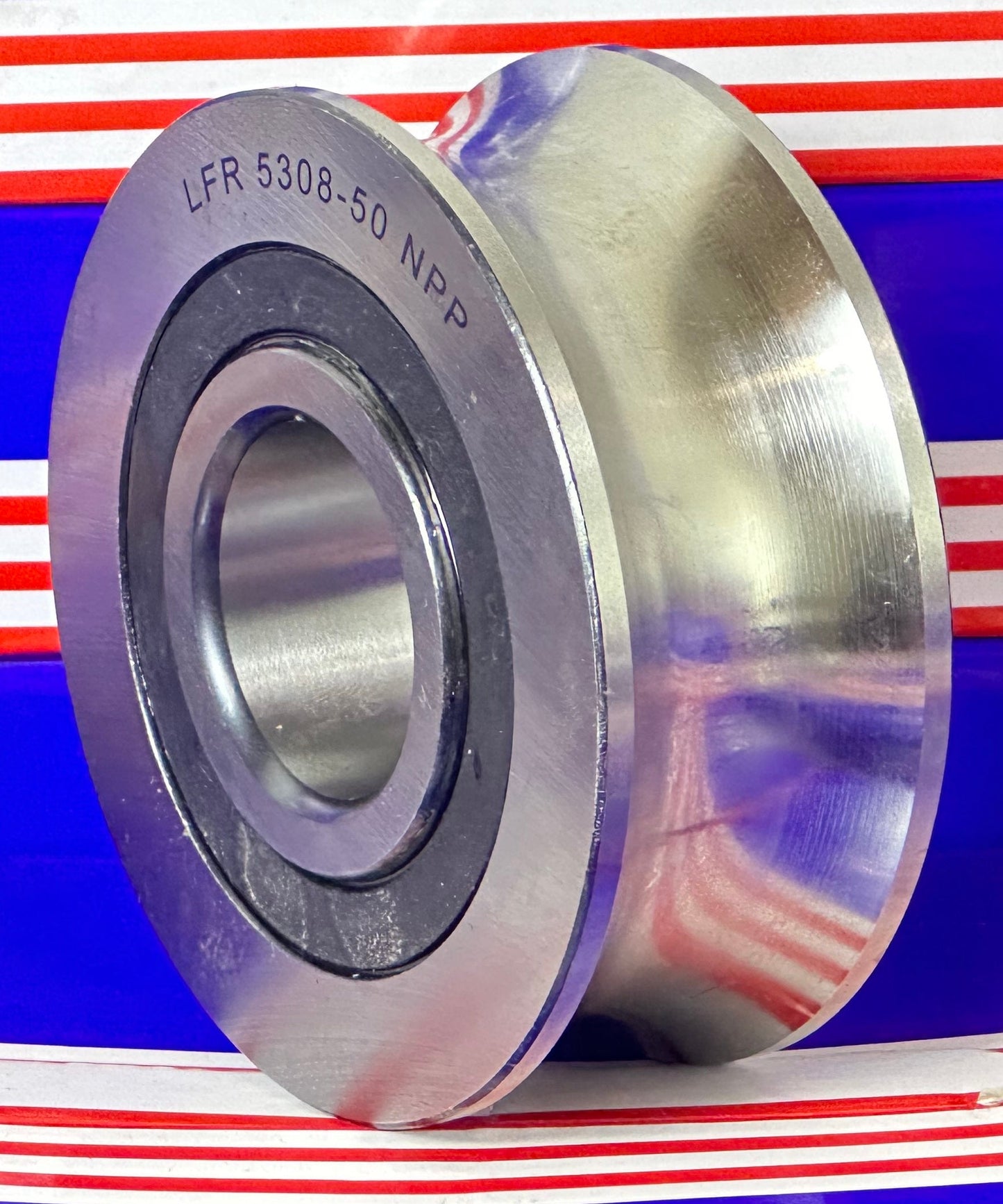 LFR5308-50-2RS 40mm ID x 50mm U Groove Sealed Track Roller Bearing Track