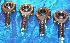4 Male Rod End 12mm POS12 2 Right and 2 Left Hand Bearing - VXB Ball Bearings