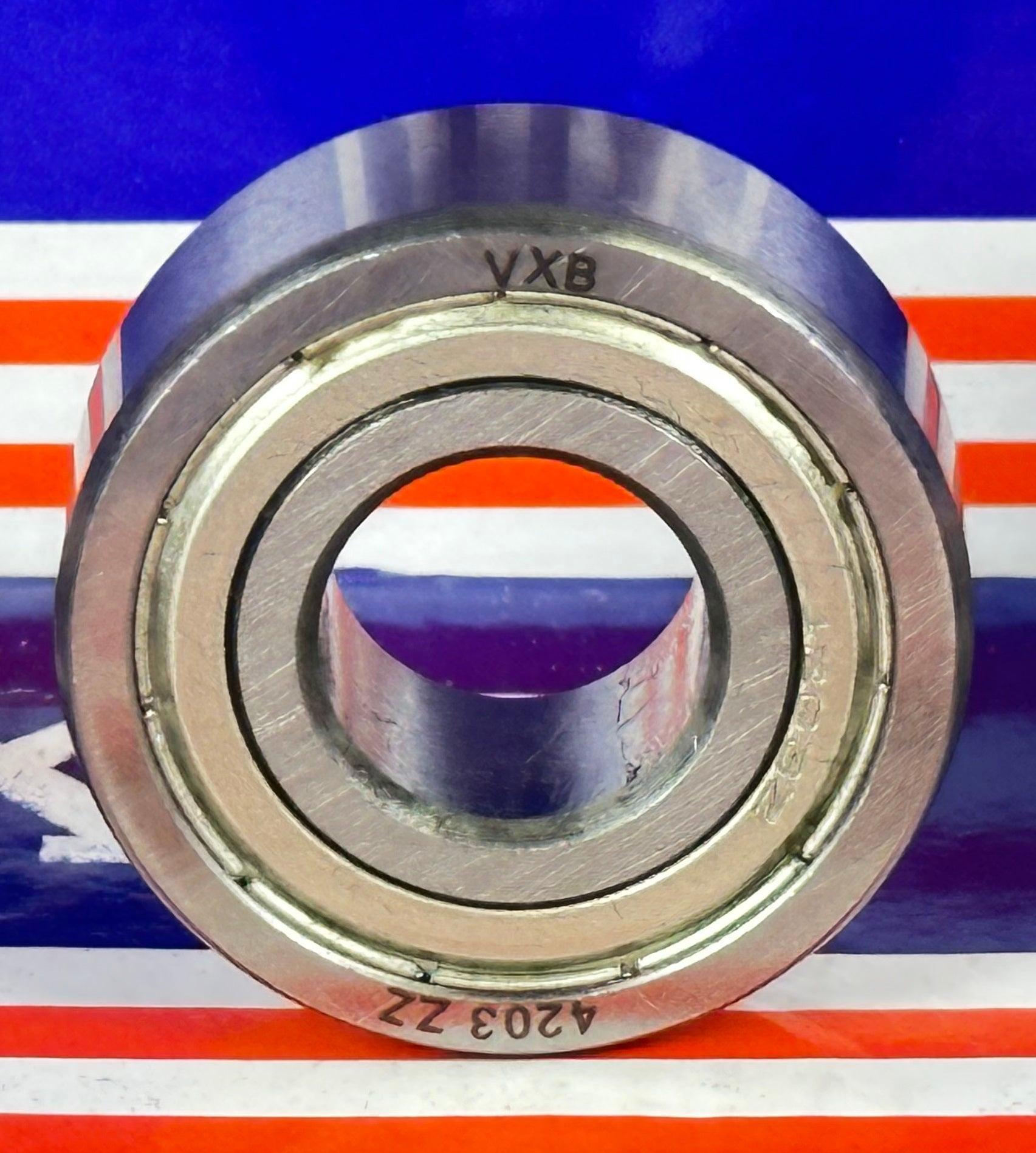 4203ZZ Double Row Angular Contact Bearing 17x40x16 - VXB Ball Bearings