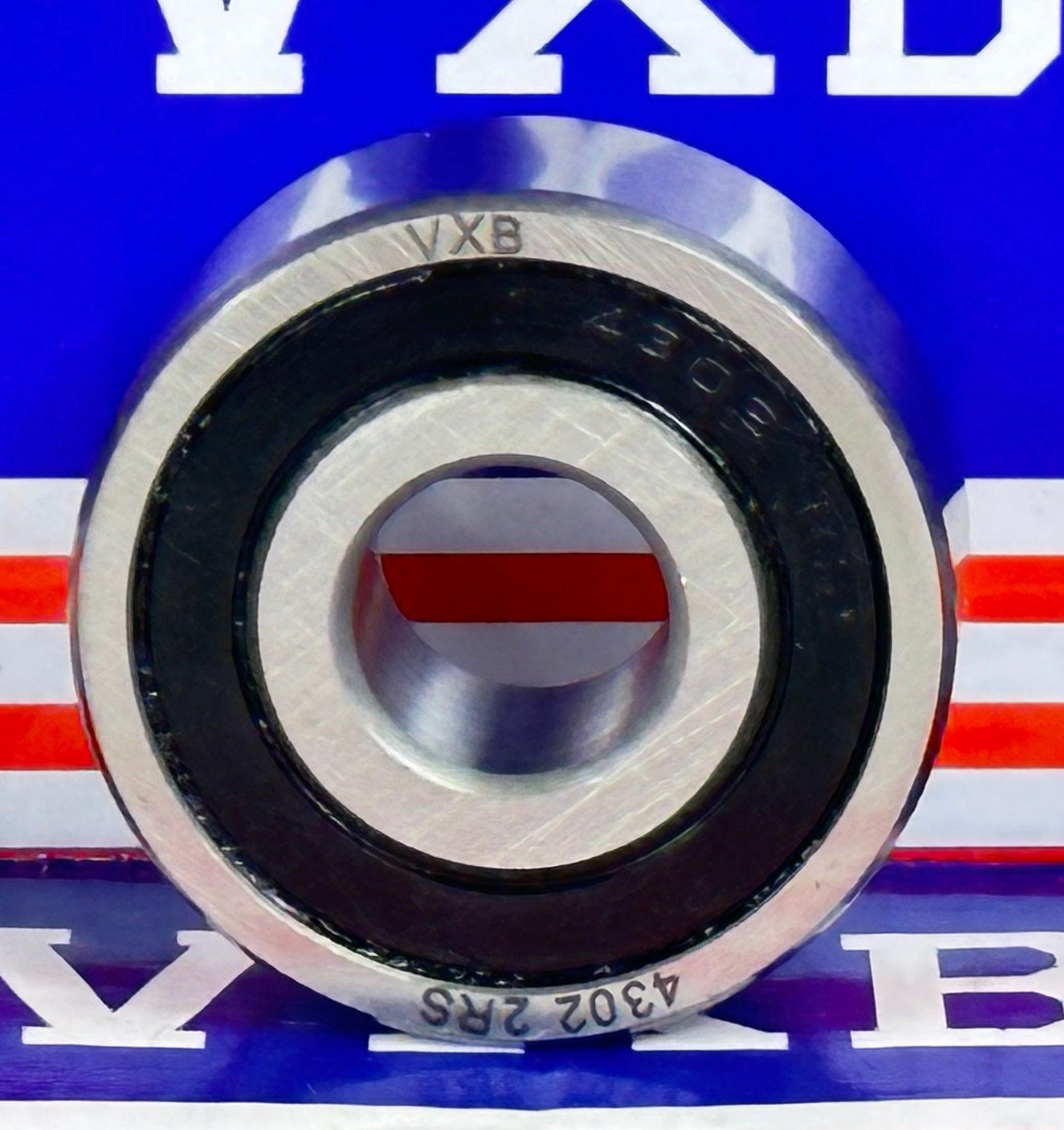 4302-2RS Sealed Angular Contact Double Row Bearing 15x42x17 - VXB Ball Bearings